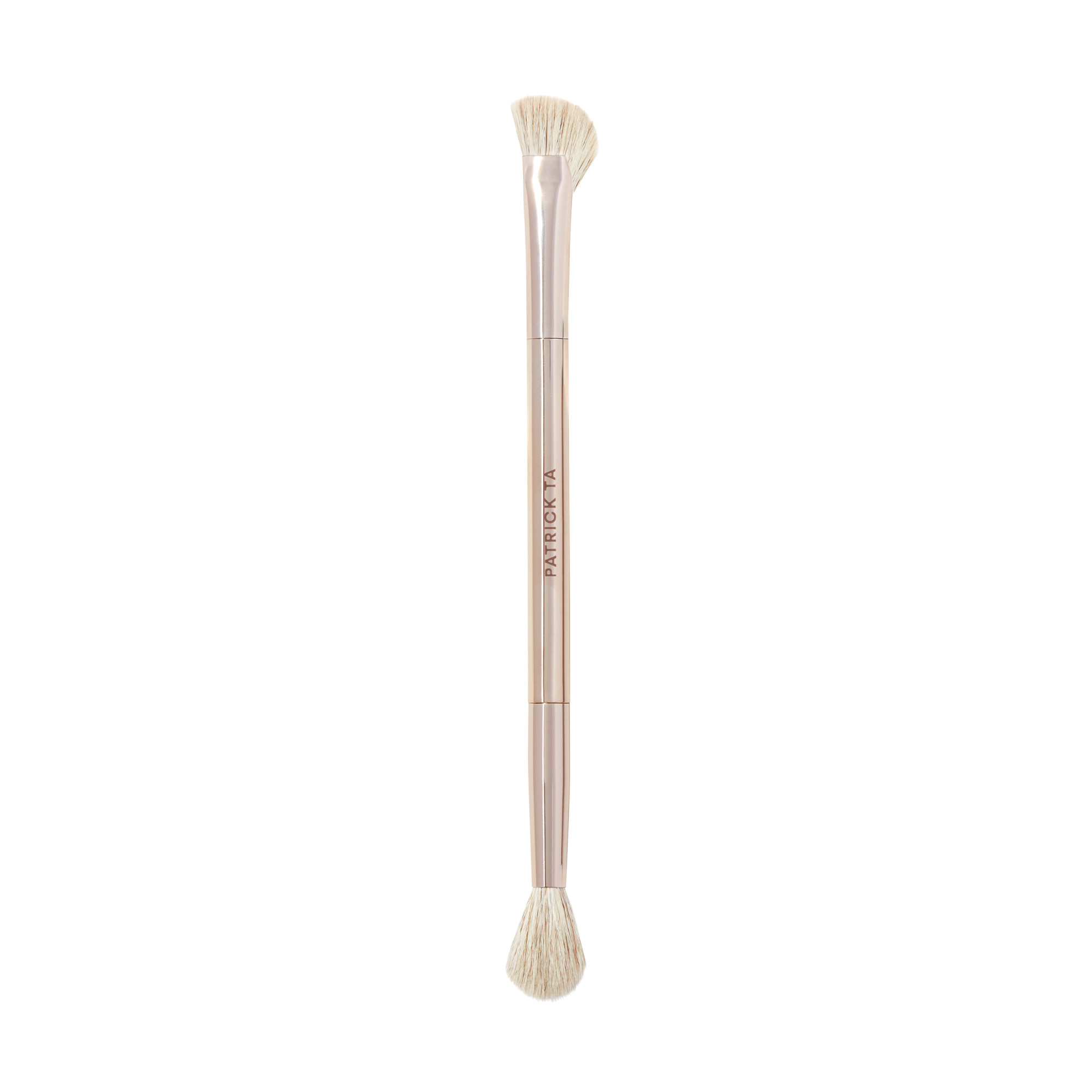DUAL ENDED PRECISION NOSE CONTOUR BRUSH (BROCHA DE DOBLE PUNTA PARA CREMA Y POLVO)